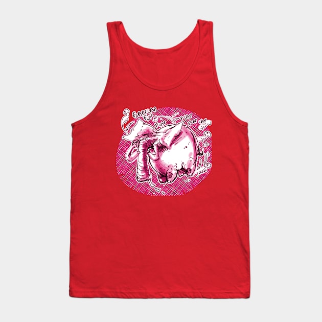 flying pink elephant Tank Top by anticute